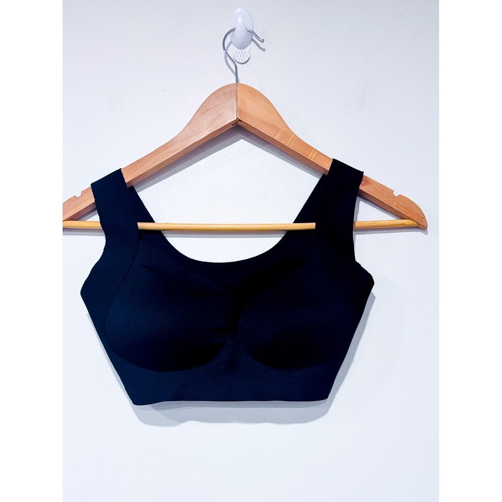 Black padded bralette | Minimalist Seamless Lounge | Small